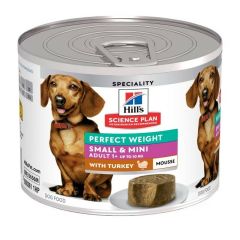 Hill's Science Plan Conserve Perfect Weight Mousse à La Dinde Chien (adulte/ Mini/ Petit) 200g