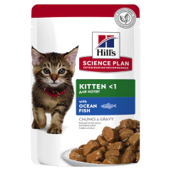 Hill's Science Plan Natvoer met Zeevis voor Kittens 85g