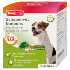 Beaphar Schapenvet Bonbons Zeewier Mini's 245g