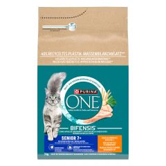 Purina One Bifensis Senior 7+ Croquettes pour Chats avec Poulet