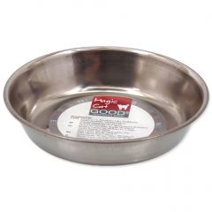 Magic Cat Gamelle Peu Profonde En Acier Inoxydable - 0,21l
