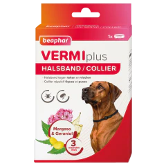 Beaphar Vermplus Antiparasitaire Halsband voor Honden 11x2,5x18,5cm