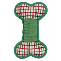 Tom&Co Peluche Os Scotchy pour Chien Rouge 23cm