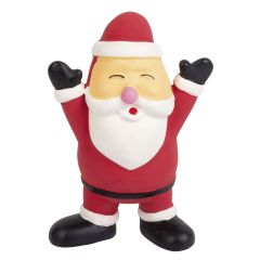 Tom&Co Hondenspeelgoed Happy Kerstman Latex 15cm
