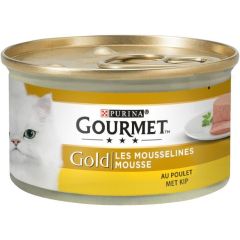 Gourmet Gold Mousseline pour Chat au Poulet 85g