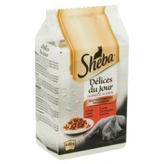Sheba kattenvoer Mini Filets Versheidszakjes Traiteur In Saus 6x50g