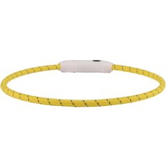 Collier Led Visio Light Nylon Réfléchissant Jaune 33-63,5cm 8mm