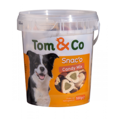 Tom&Co Snaco's Emmer Candy Mix Trainingssnoepjes Hond 500g