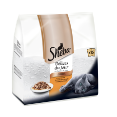 Sheba Pouch Mini Gevogelte Saus 15x50g