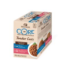 Wellness Core Tender Cuts Kattenvoer Multipack met Tonijn 6x85g