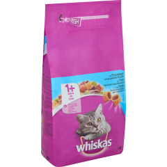 Whiskas Kat Onweerstaanbare Gevulde 1+ Jaar Droogvoer Brokjes Met Tonijn 1,9kg