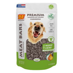 Bf Petfood Meat Bars Hert 100g