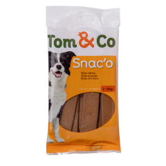 Tom&Co Strips Au Poulet Chien 100g