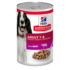 Hill's Science Plan Adult Dog Beef Box Natvoer Hond 12x370g