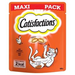 Catisfactions Kattensnacks Met Kip Maxi Pack 180g
