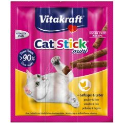 Vitakraft Cat Stick Mini Met Gevogelte en Lever