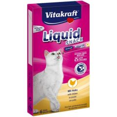 Vitakraft Liquid Snack pour Chat au Poulet Et Taurine
