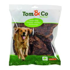Tom&Co Runderlong Rawhide Hondensnacks 250g