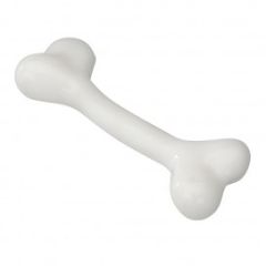 Ebi Rubber Bone Avec Goût Vanilla L - 20,25Cm Blanc