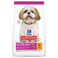 Hill's Science Plan Mature Adult Small & Mini croquettes pour petit chien sénior au poulet