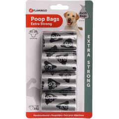 Sacs Pour Dejections Extra Fort Argent 4x15pcs