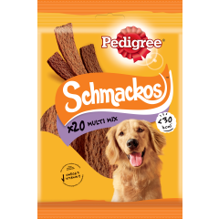 Pedigree Schmackos Multi 20pc Bâtonnets De Viande Chien 144g