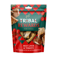 Tribal Friandise Foie De Boeuf & Tomate Pour Chien Adulte 125g