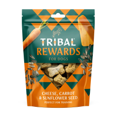 Tribal Friandises Fromage, Carotte & Graines Pour Chien Adulte 125g