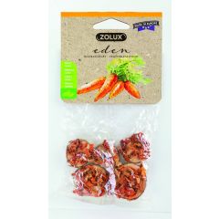 Zolux Eden Rondelles Bois Carot Friandises Rongeurs 35g