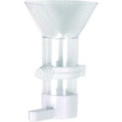 Flamingo Voerbak voor Vogels 12cm 11x6,5x12 Wit