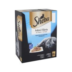 Sheba Pouch Delice Natvoer voor Katten met Vis 12x85g