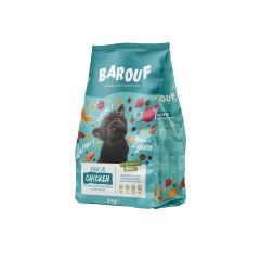 Barouf Little Crunch Adult Hondenvoer met Kip 3kg