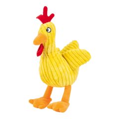 Good Peluche Poulet Jaune pour Chien 20x33x21cm