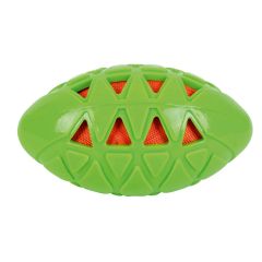 GOOD JOUET TPR BALLE RUGBY CROQUANTE L 17,8x9,5cm
