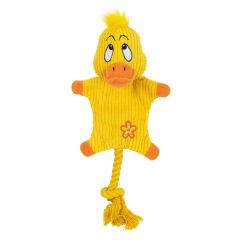GOOD JOUET PELUCHE CORDE CANARD 30,5x17x5cm