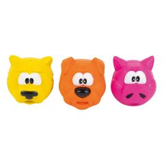 GOOD JOUET CAOUTCHOUC BALLE GRINCANT TIGRE 1PC 8,3x8,3x7cm