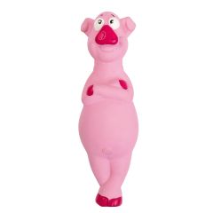 Good Latex Piepend Staand Varken Hondenspeelgoed 31,5x10x8cm