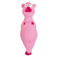Good Latex Piepend Staand Varken Hondenspeelgoed 21,5x7x6cm