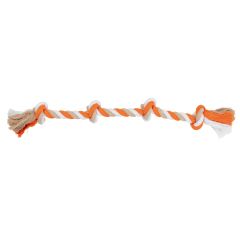 Good Koord Katoen 4 Knopen Oranje-wit 60cm