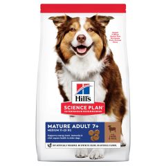Hill's Science Plan Mature Adult Croquettes Pour Chien Agé à L'agneau Et Riz 14kg