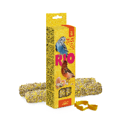 Rio Sticks voor Vogels Met Eieren & Schelpen 2x40g