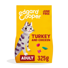 Edgard & Cooper Adult Croquettes pour Chat Poulet & Dinde 325g