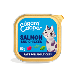 Edgard & Cooper Adult Kuipje Paté met Zalm en Kip 85g