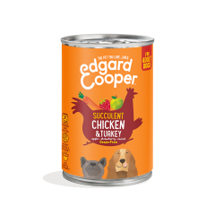Edgard & Cooper Adult Natvoer voor Hond Kip & Kalkoen 400g
