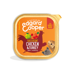 Edgard & Cooper Adult Natvoer voor Hond Kip & Kalkoen 150g