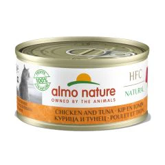 Almo Nature Natvoer voor Katten met Kip en Tonijn 70g