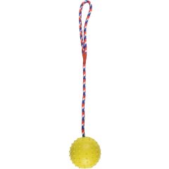 Jchien Caoutchouc Classic Balle+clochette Avec Corde Vert 7cm