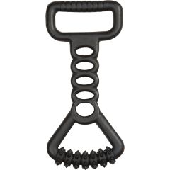 Jouet chien Gladiator à Tirer en Caoutchouc Noir 19x13x3,5cm