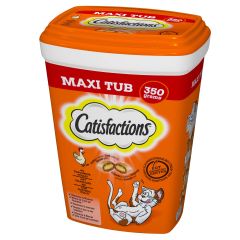 Catisfactions Tub Kattensnack Kip 350g