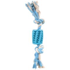 Jouet chien Tpr Lindo Tuyau + Corde Bleu 30cm
